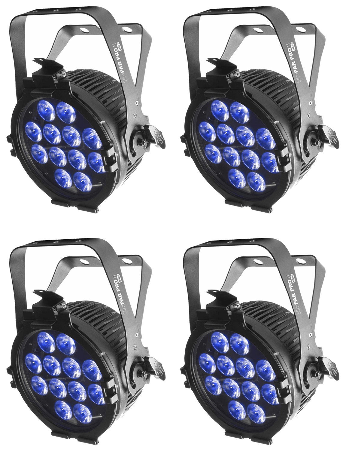 Chauvet SlimPAR Pro H USB RGBAW Plus UV Wash Light 4-Pack - PSSL ProSound and Stage Lighting