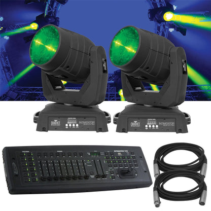 Chauvet Intimidator Beam LED 350 2-Pk & Controller - PSSL ProSound and Stage Lighting