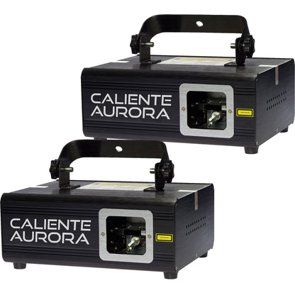 X-Laser Caliente Aurora CP RGB Aerial Laser Fixture 2-Pack - PSSL ProSound and Stage Lighting