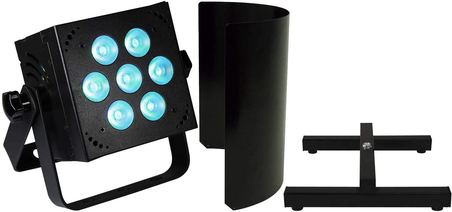 Blizzard HotBox RGBW LED Par Light with Shield & Floor Stand - PSSL ProSound and Stage Lighting