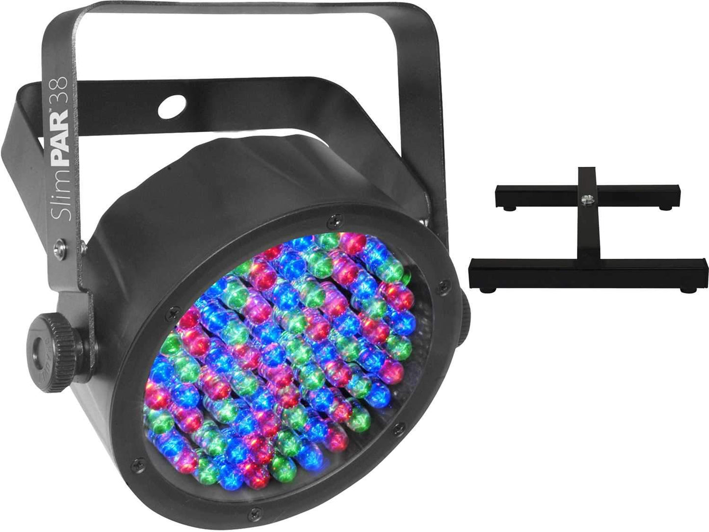 Chauvet SlimPAR 38 RGB LED Wash Light with Floor Stand - PSSL ProSound and Stage Lighting