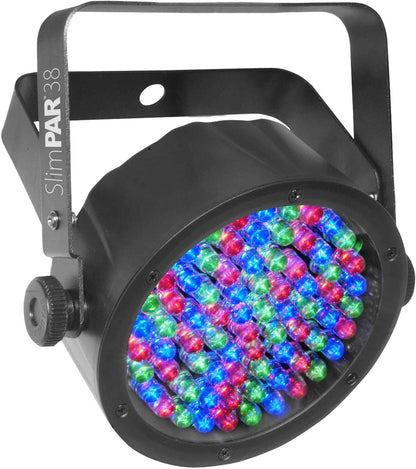 Chauvet SlimPAR 38 RGB LED Wash Light with Floor Stand - PSSL ProSound and Stage Lighting