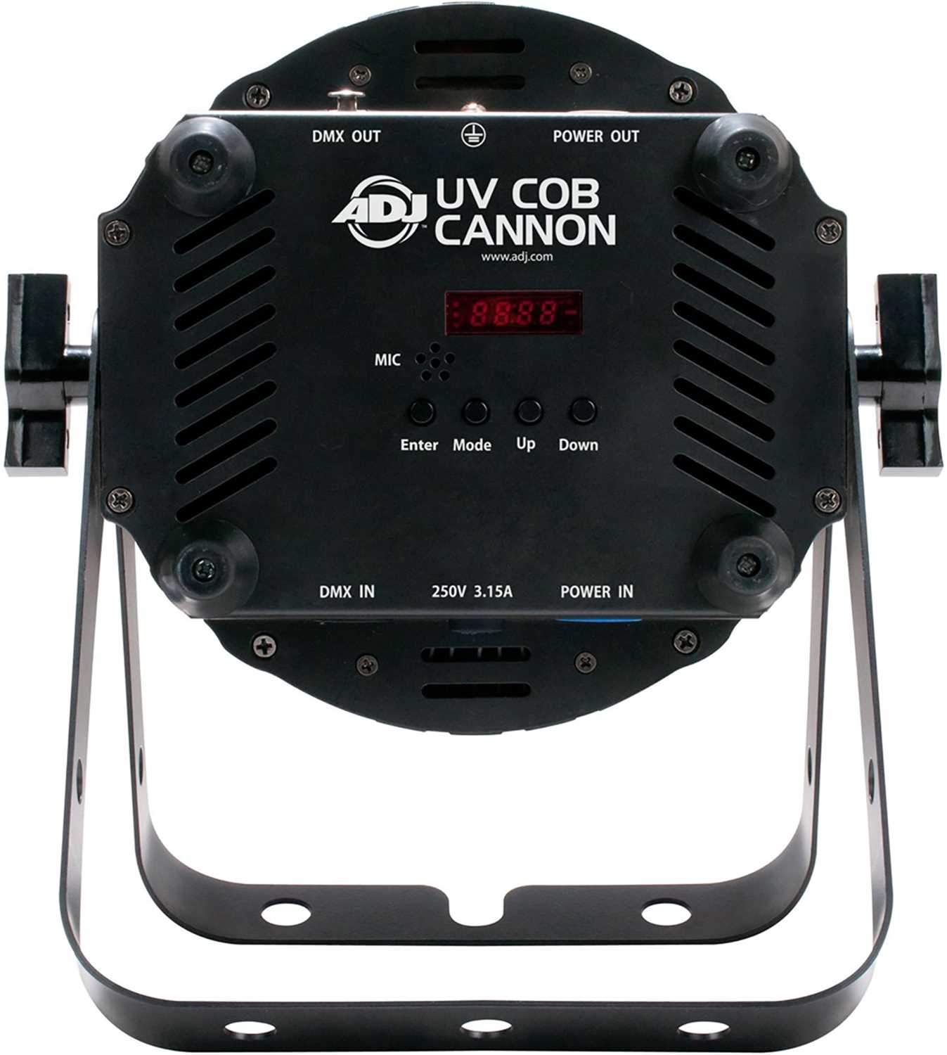 ADJ American DJ UV Cob Cannon 2-Pack with Clamps & Cables - PSSL ProSound and Stage Lighting