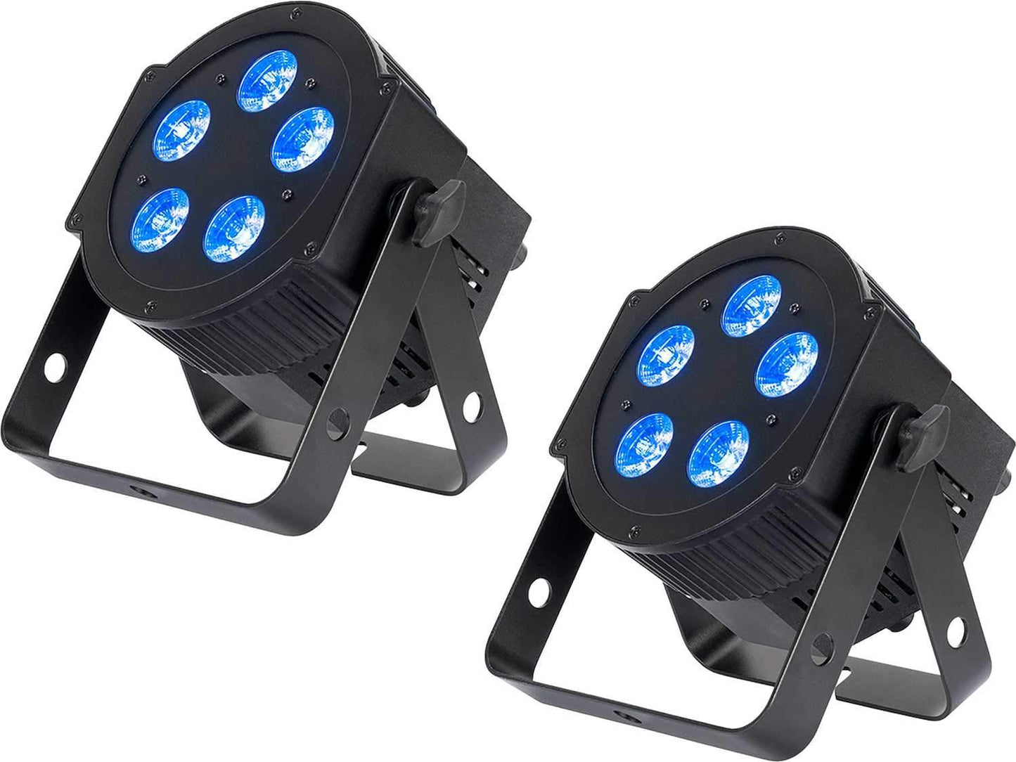 ADJ American DJ 5PX Hex RGBWA Plus UV LED Par Wash Light 2-Pack - PSSL ProSound and Stage Lighting