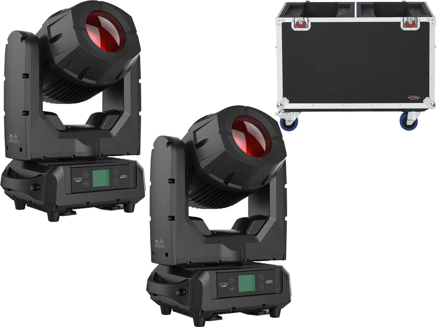 ADJ American DJ Hydro Beam X1 2-Pack with Gator Flight Case - PSSL ProSound and Stage Lighting