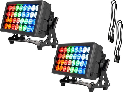 ADJ American DJ 32 Hex Panel IP LED IP65 Wash Panel 2-Pack - PSSL ProSound and Stage Lighting