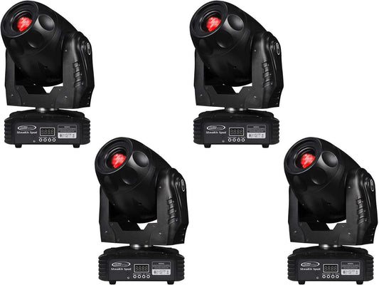 Eliminator Stealth Spot 60W LED Moving Head 4-Pack - PSSL ProSound and Stage Lighting