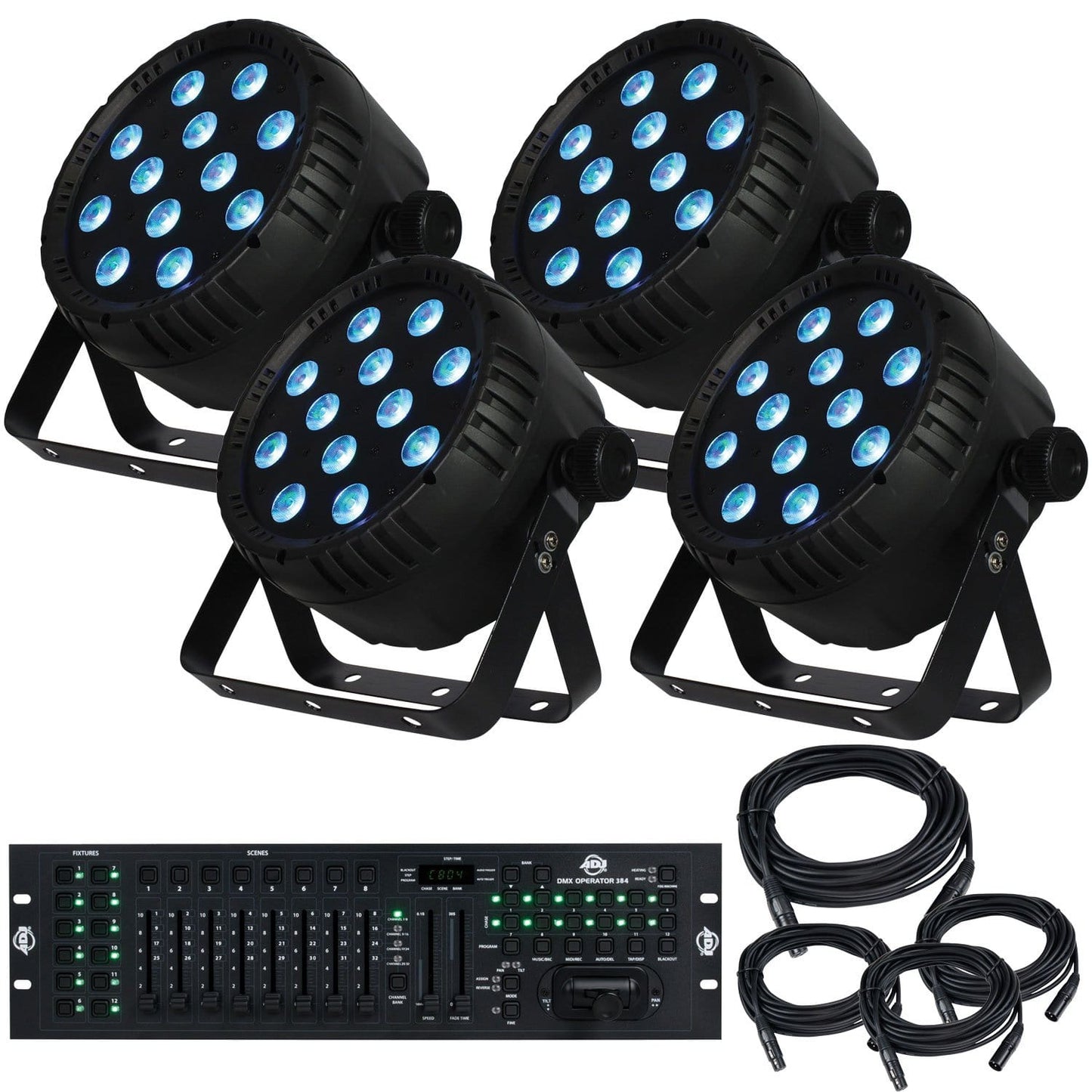 Blizzard LB Par Hex x4 LED Wash Light System - PSSL ProSound and Stage Lighting