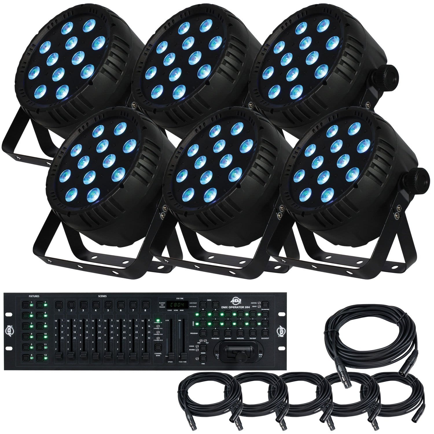 Blizzard LB Par Hex x6 LED Wash Light System - PSSL ProSound and Stage Lighting