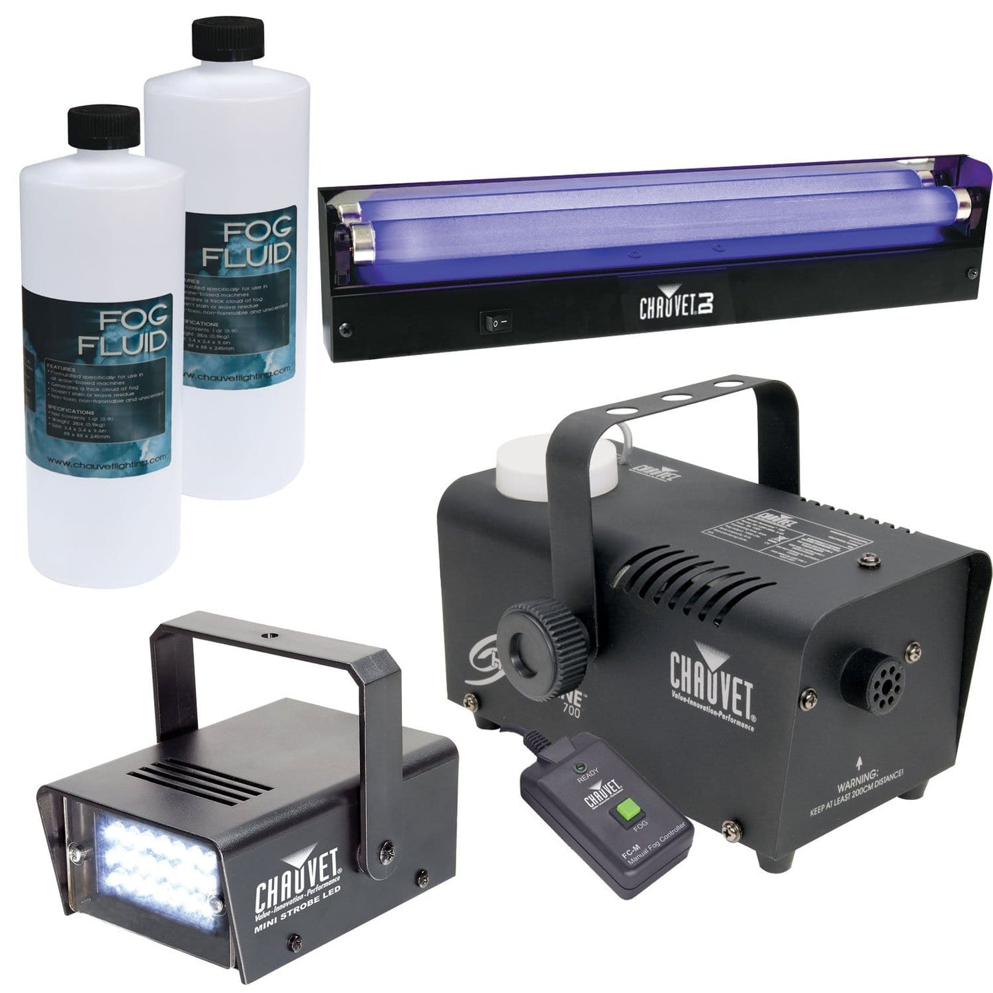 Chauvet Fog Machine with Strobe & UV Light Package - PSSL ProSound and Stage Lighting