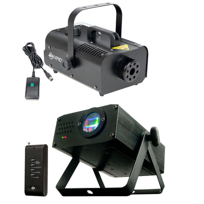 ADJ American DJ Micro Image RGB Laser with VF1000 Fog Machine - PSSL ProSound and Stage Lighting