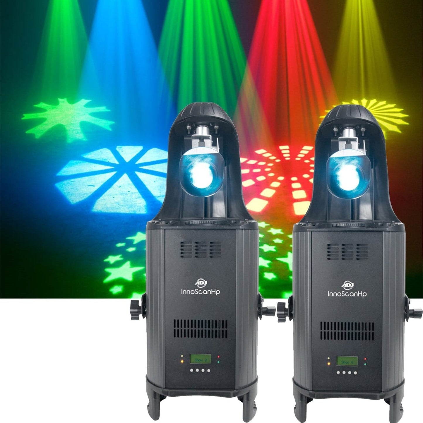 American DJ Inno Scan HP LED Scanner Effect Light 2-Pack - PSSL ProSound and Stage Lighting