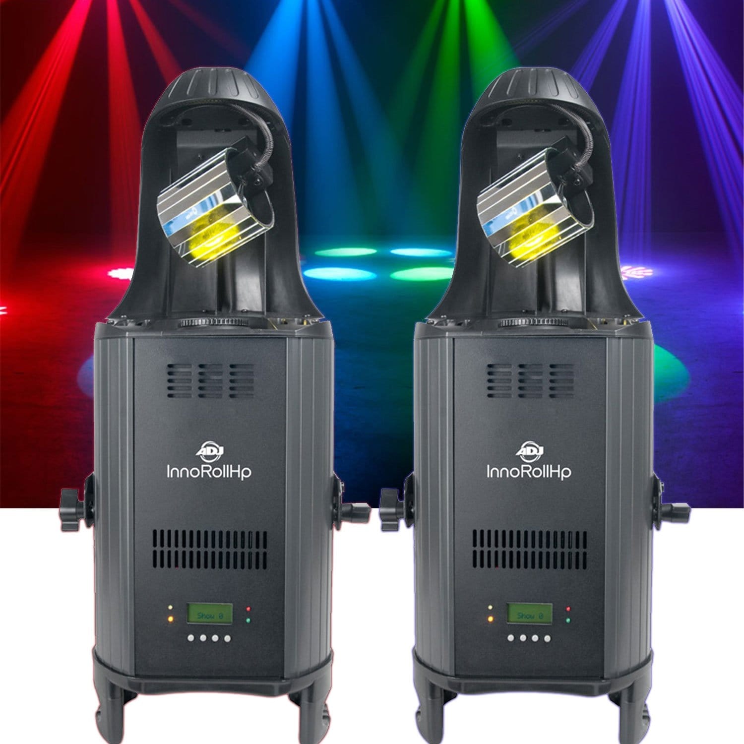 American DJ Inno Roll HP LED Barrel Scanner 2 Pack - PSSL ProSound and Stage Lighting