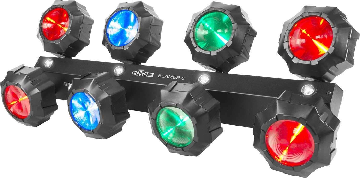 Chauvet Beamer 8 2-in-1 RGB LED Effect Light 2 Pack - PSSL ProSound and Stage Lighting