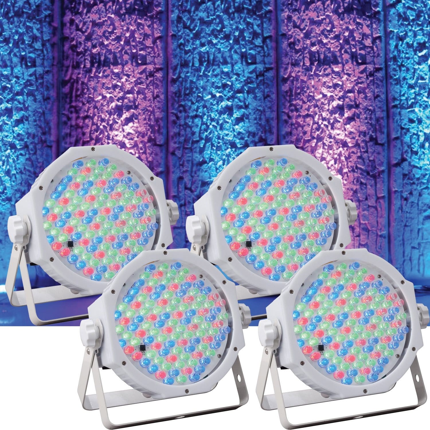 ADJ American DJ Jelly Par Profile RGB LED Wash Light 4 Pack - PSSL ProSound and Stage Lighting