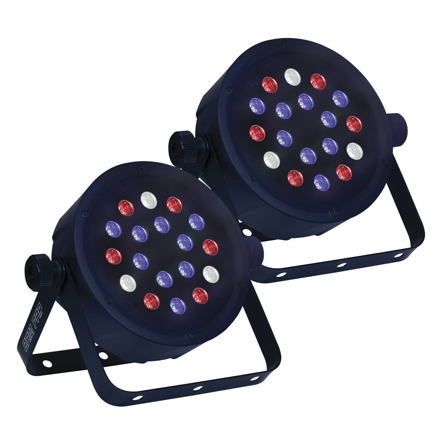 Bam Par RGBW 18X1-Watt LED Wash Light 2 Pack - PSSL ProSound and Stage Lighting