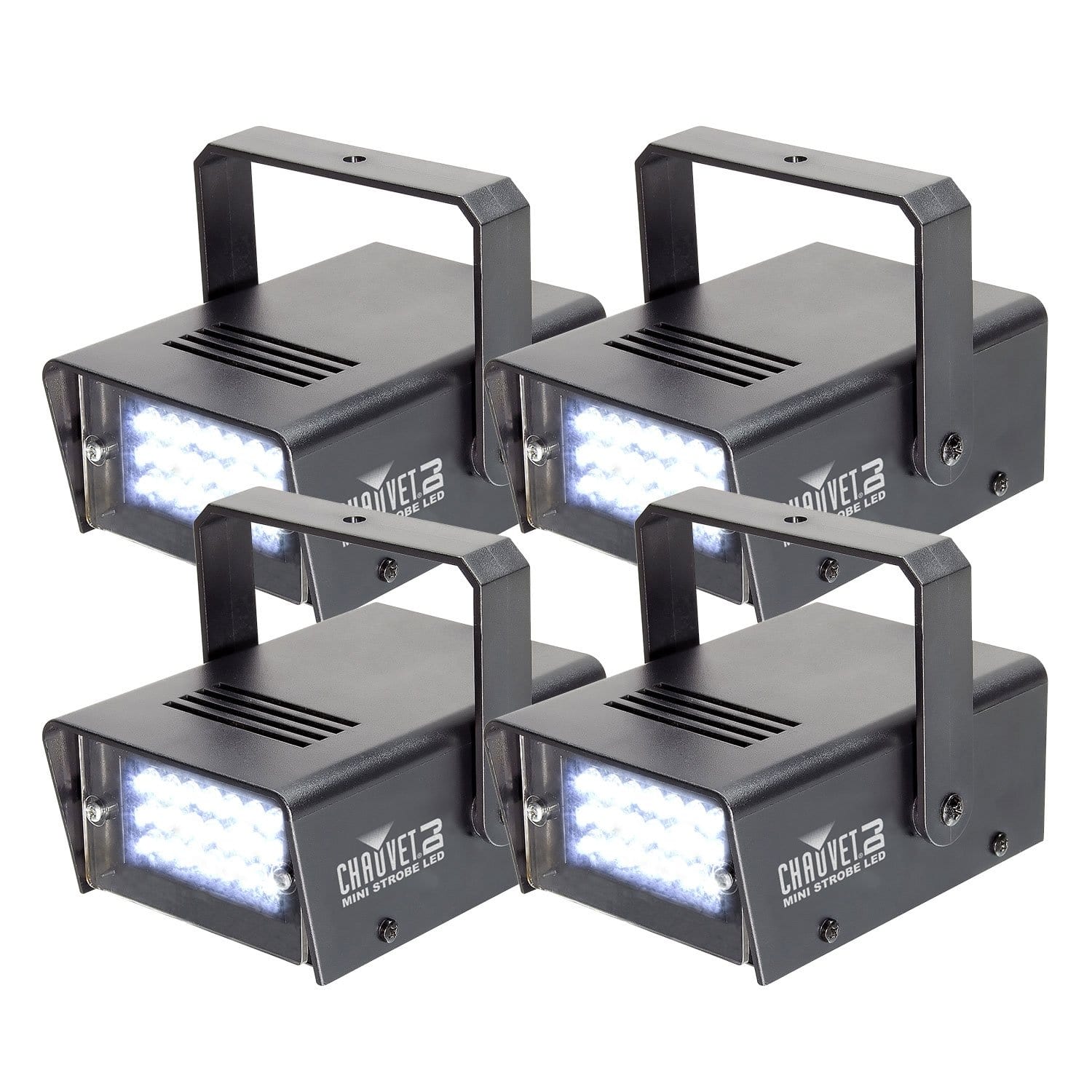 Chauvet Mini Strobe LED Strobe Light 4 Pack - PSSL ProSound and Stage Lighting