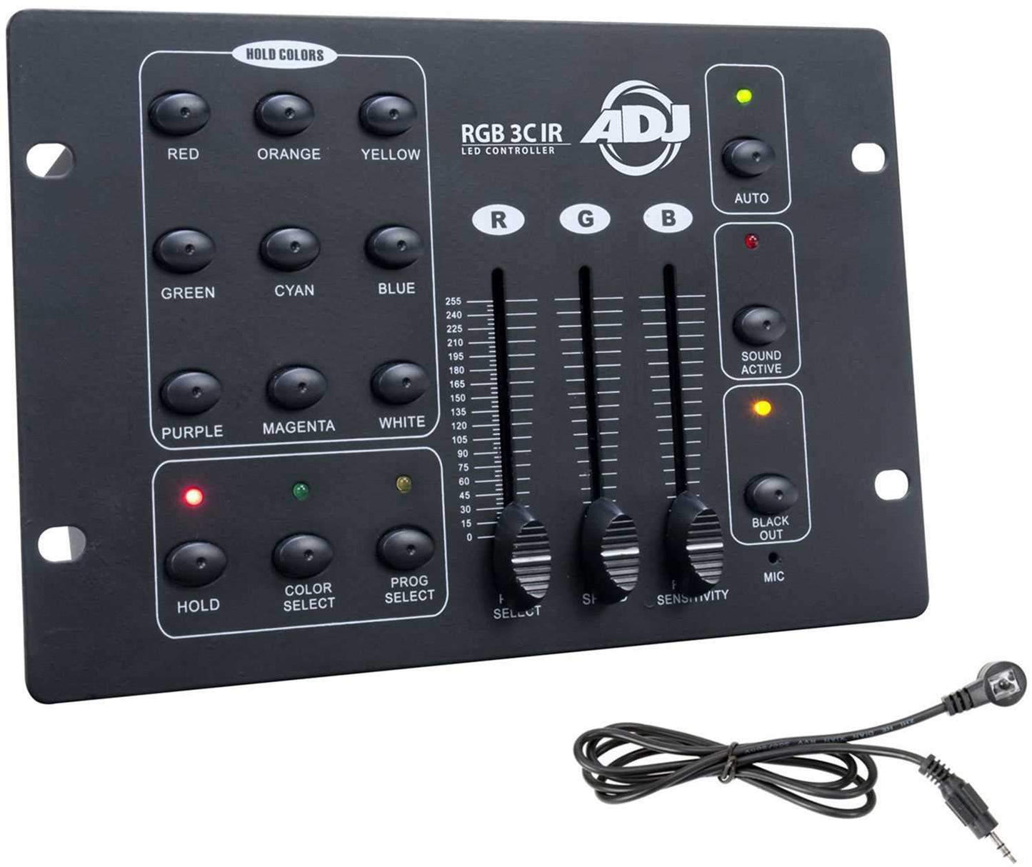 ADJ American DJ Profile Panel RGB 4-Pack with RGB 3C IR DMX Controller - PSSL ProSound and Stage Lighting