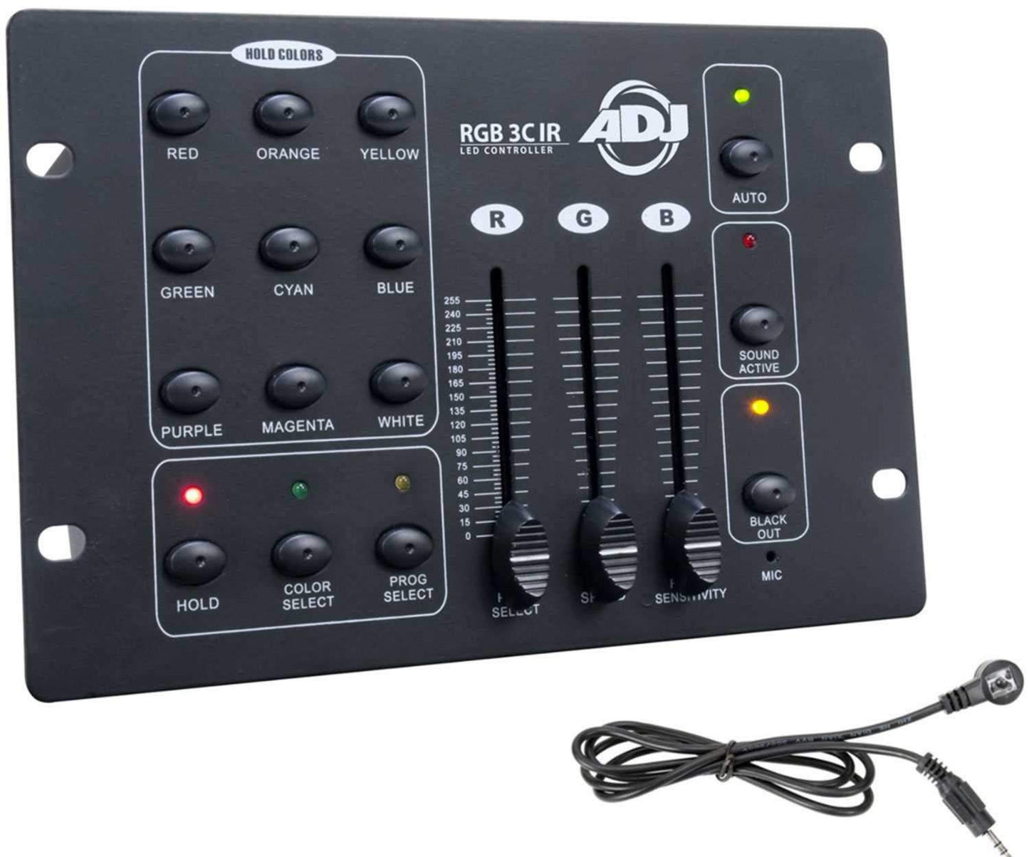 ADJ American DJ Profile Panel RGB 2-Pack with RGB 3C IR DMX Controller - PSSL ProSound and Stage Lighting