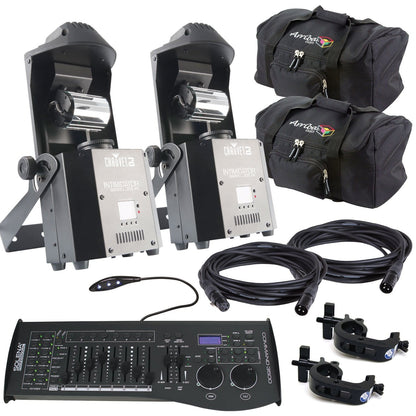 Chauvet Intimidator Barrel 305 IRC LED Moving Head Light 2-Pack with Bags - PSSL ProSound and Stage Lighting