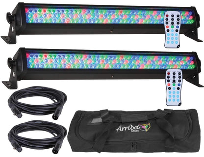 ADJ American DJ Mega Bar 50RGB RC LED Bar Light 2-Pack with Bag & Cables - PSSL ProSound and Stage Lighting