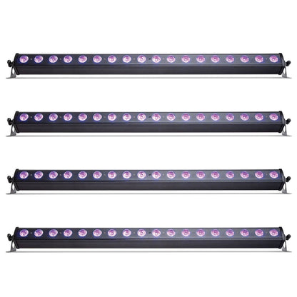 MARQ UV Bat 18 18x1-Watt LED UV Black Light 4-Pack - PSSL ProSound and Stage Lighting