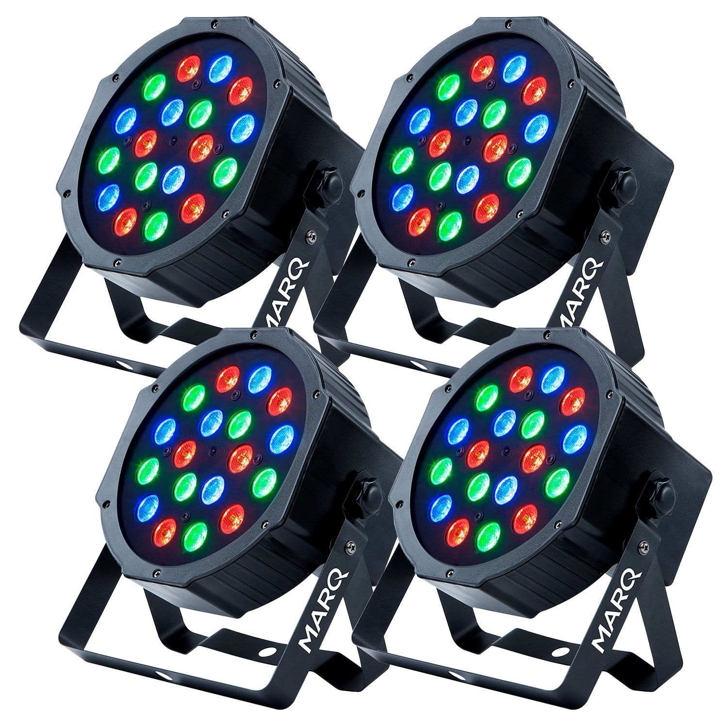 MARQ Colormax P18 18x1-Watt RGB LED Light 4-Pack - PSSL ProSound and Stage Lighting