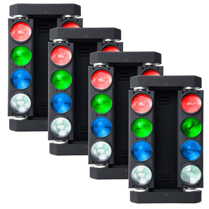 MARQ Ray Tracer Quad Dual-Tilt Multi-Beam FX Light 4-Pack - PSSL ProSound and Stage Lighting