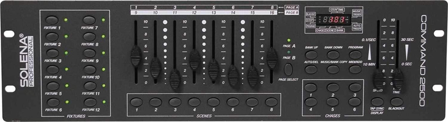 Solena Max Can 144 Quad 4-Pack with DMX Controller - PSSL ProSound and Stage Lighting