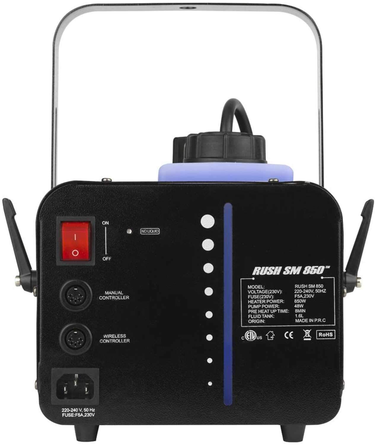 Martin RUSH SM850 Fog Machine 2-Pack with Water-Based RUSH Fluid - PSSL ProSound and Stage Lighting