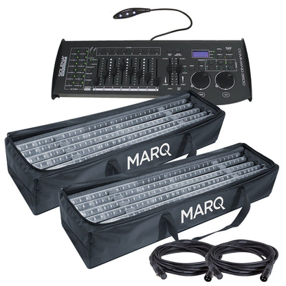 MARQ RezoTube LED FX Tube 10-Pack with DMX Controller - PSSL ProSound and Stage Lighting