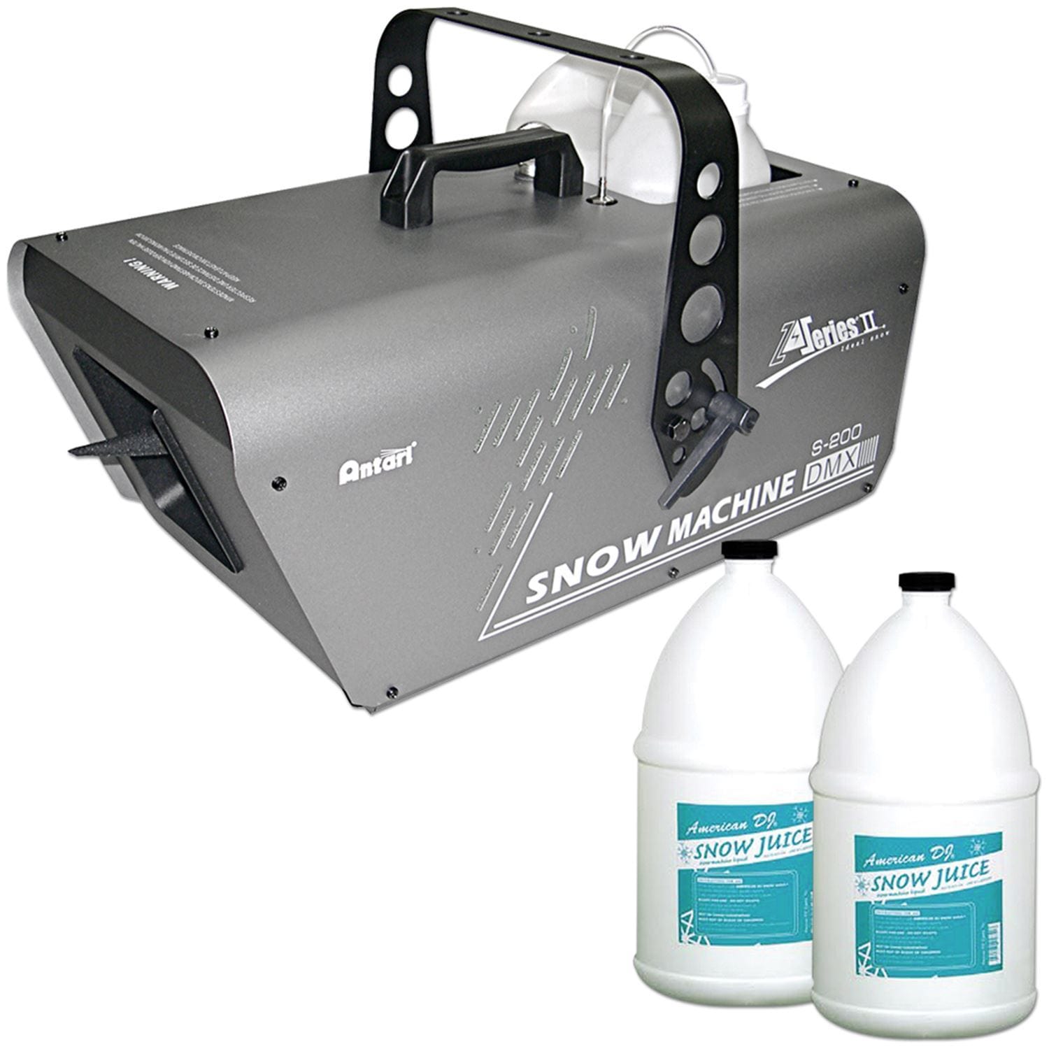 Antari S-200 Snow Machine Package with Fluids - PSSL ProSound and Stage Lighting