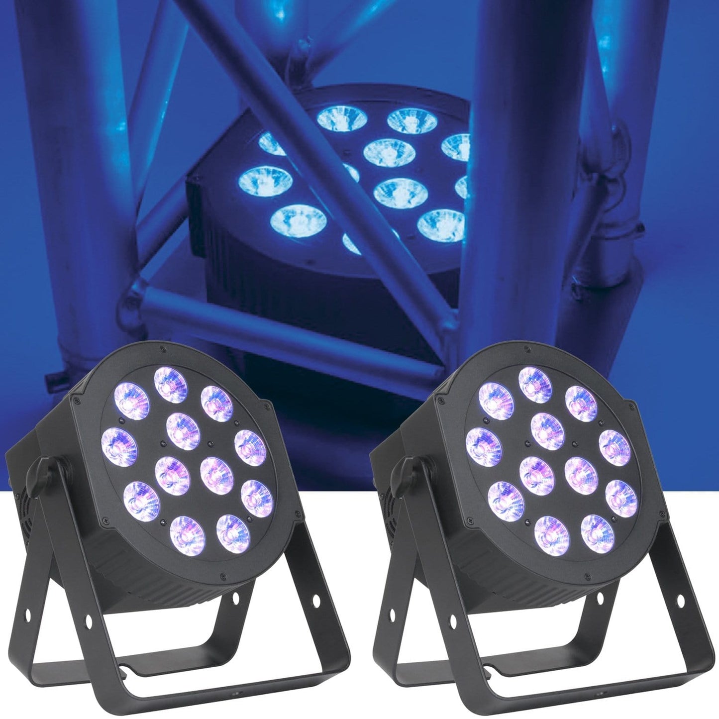 ADJ American DJ 12P Hex LED Wash Light 2-Pack - PSSL ProSound and Stage Lighting