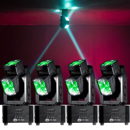 ADJ American DJ XS-400 4x10-Watt RGBW LED Moving Head Light 4-Pack - PSSL ProSound and Stage Lighting