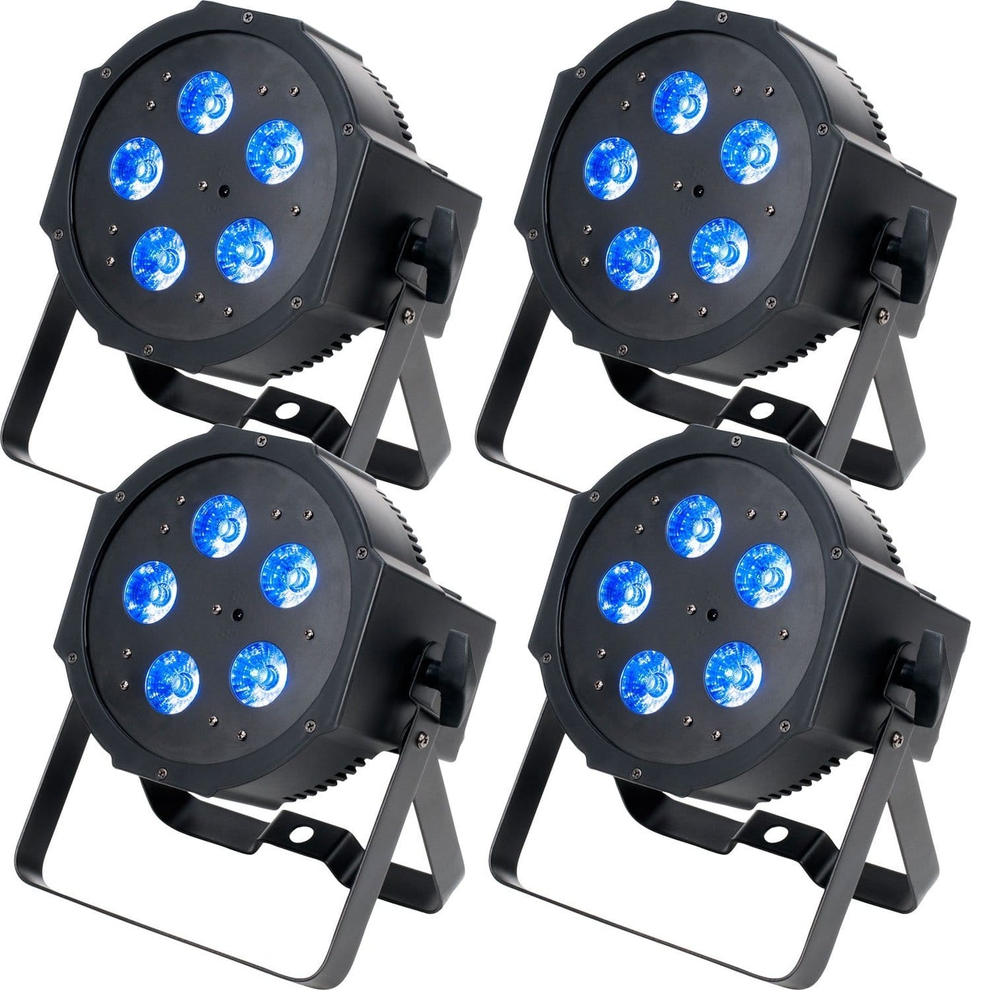 ADJ American DJ Mega QPlus Go Battery Powered LED Light 4-Pack - PSSL ProSound and Stage Lighting