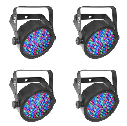 Chauvet SlimPAR 38 DMX RGB LED Wash Light 4-pack - PSSL ProSound and Stage Lighting