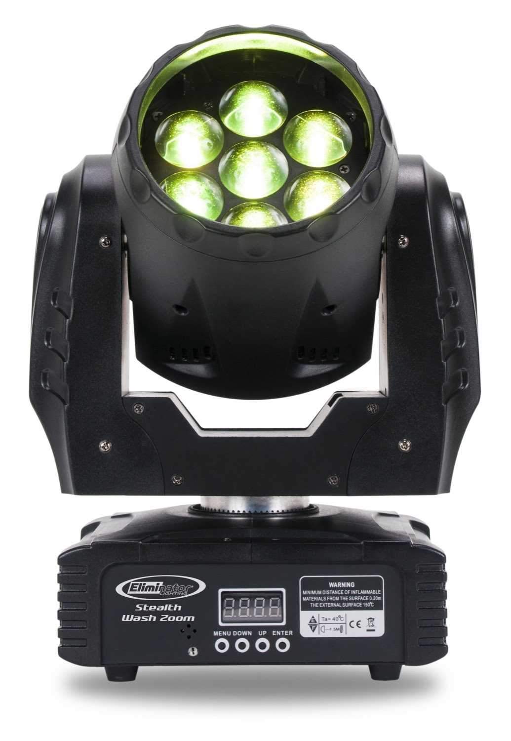 Eliminator Stealth Wash LED Moving Head 8-Pack Lighting System - PSSL ProSound and Stage Lighting