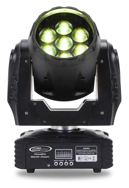 Eliminator Stealth Wash LED Moving Head 4-Pack Lighting System - PSSL ProSound and Stage Lighting