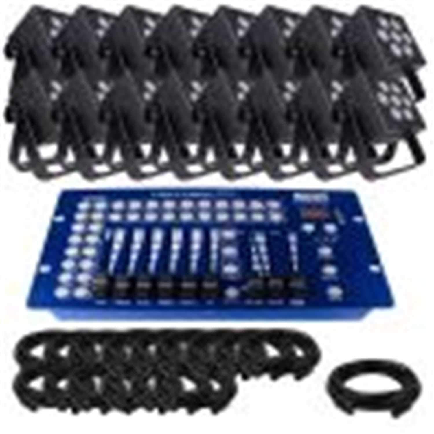 Blizzard HotBox RGBW Wash Light 16-Pack with DMX Controller - PSSL ProSound and Stage Lighting