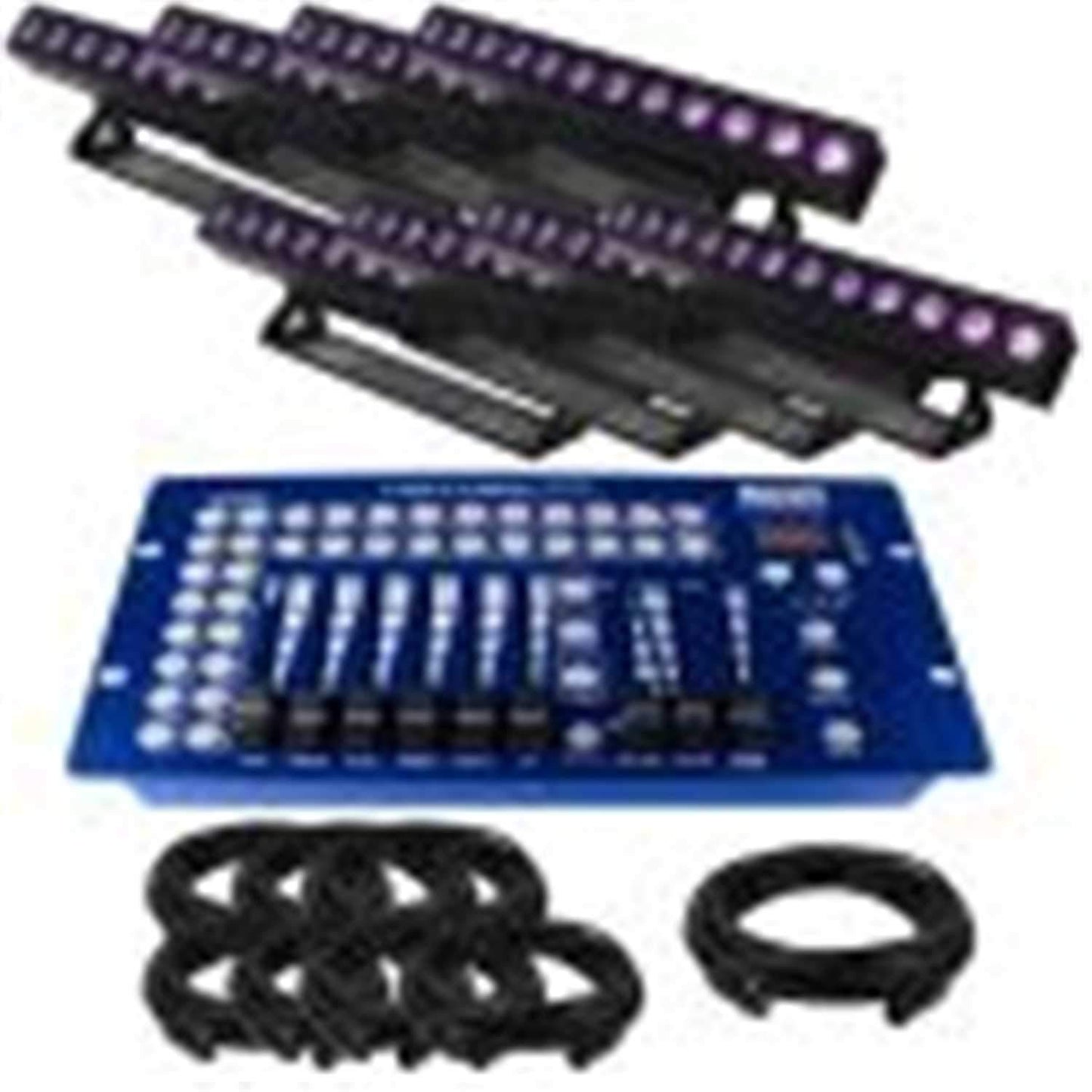 Blizzard HotStick EXA RGBAW Plus UV Wash Bar Light 8-Pack with DMX Controller - PSSL ProSound and Stage Lighting