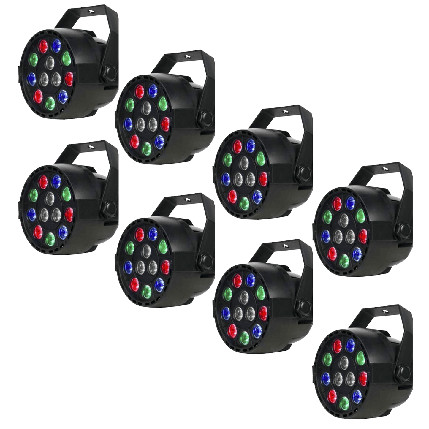 Eliminator Mini Par RGBW LED Light 8-Pack - PSSL ProSound and Stage Lighting