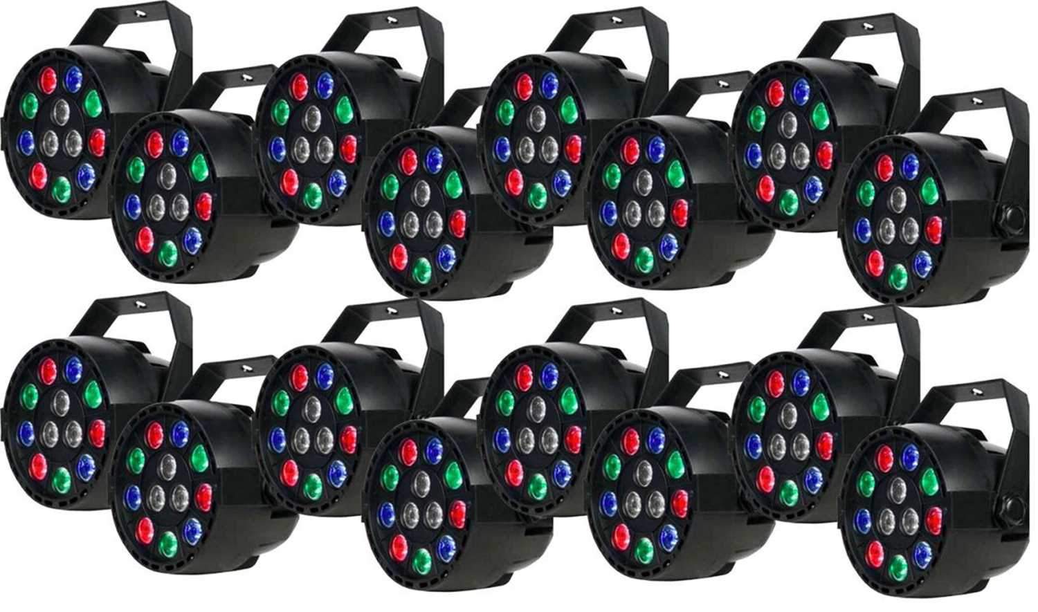 Eliminator Mini Par RGBW LED Light 16-Pack - PSSL ProSound and Stage Lighting