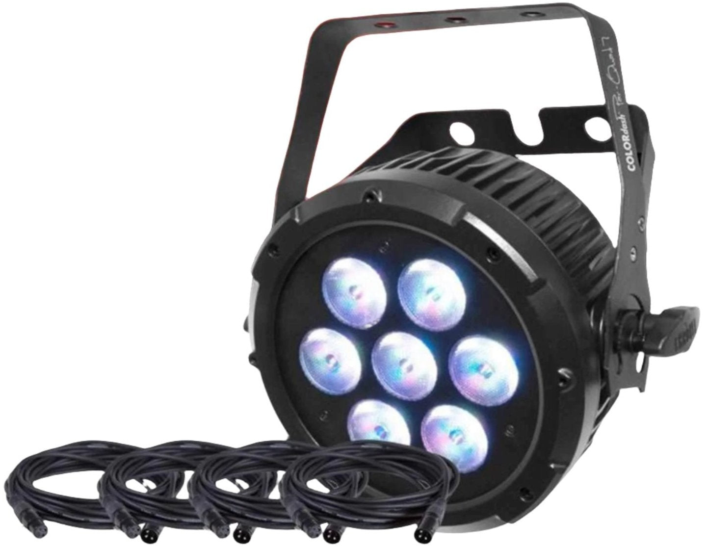 Chauvet COLORdash Par-Quad 7 Wash Light 4-Pack with Gator Bag ...