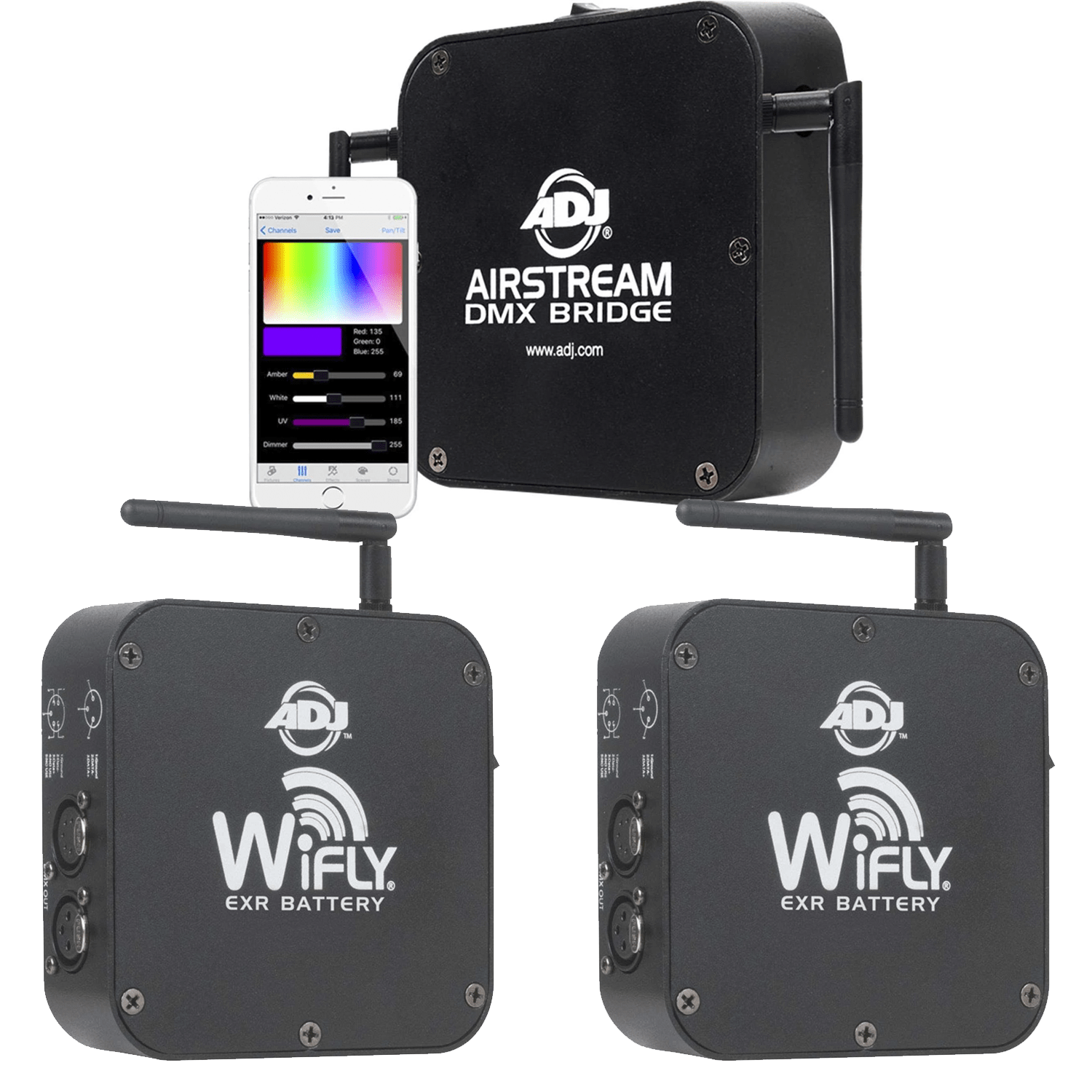 ADJ American DJ Airstream Bridge WiFi DMX Multi-Transceiver System - PSSL ProSound and Stage Lighting