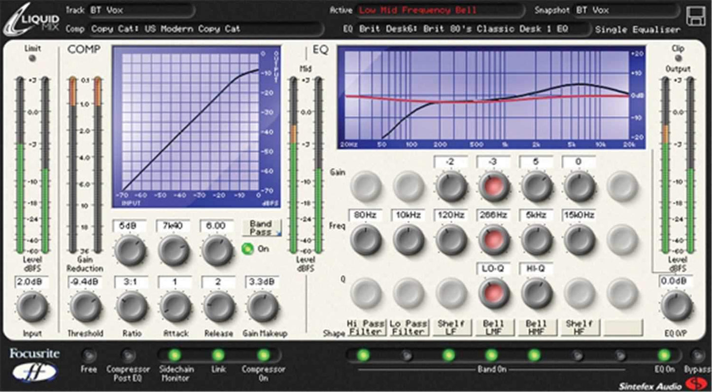 Focusrite LIQUID-MIX-16 Liquid Mix EQ/ Compressor - PSSL ProSound and Stage Lighting