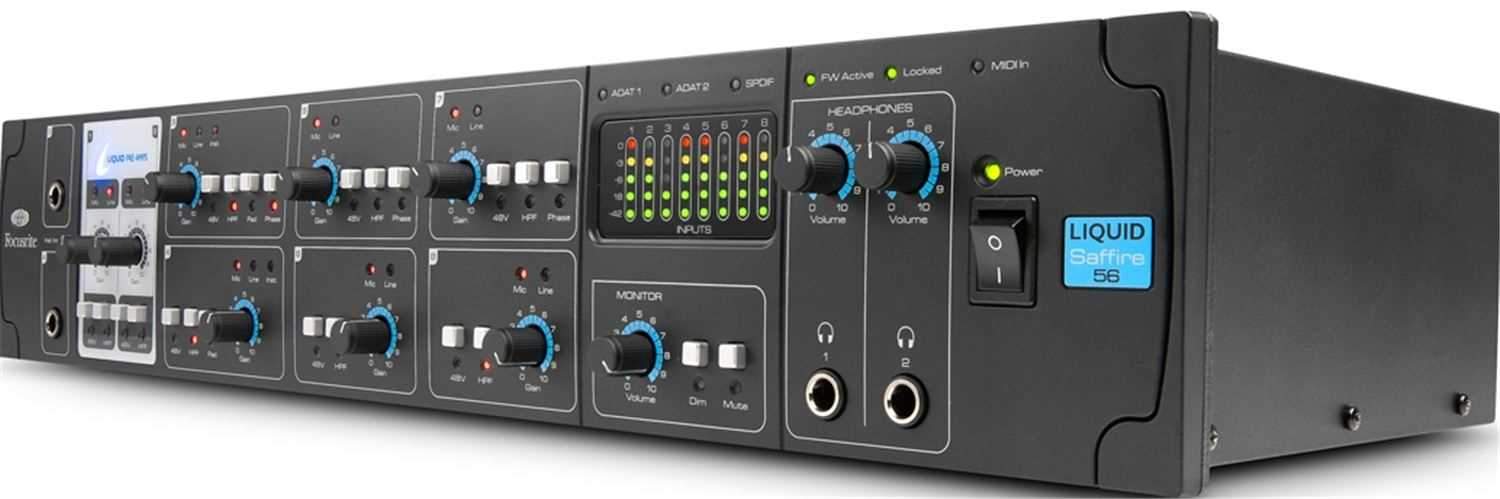 Focusrite LIQUID-SAFFIRE-56 Firewire Interface - PSSL ProSound and Stage Lighting