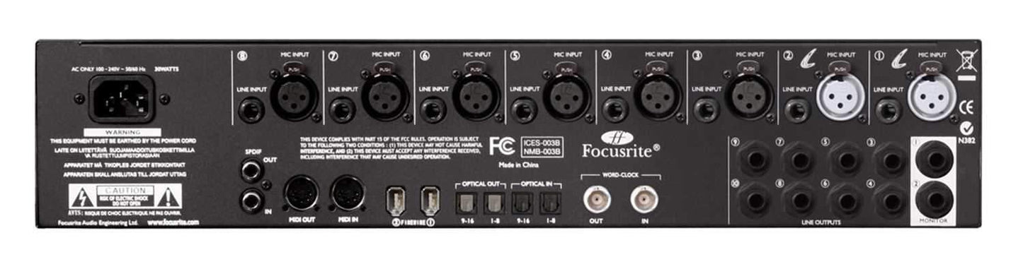 Focusrite LIQUID-SAFFIRE-56 Firewire Interface - PSSL ProSound and Stage Lighting