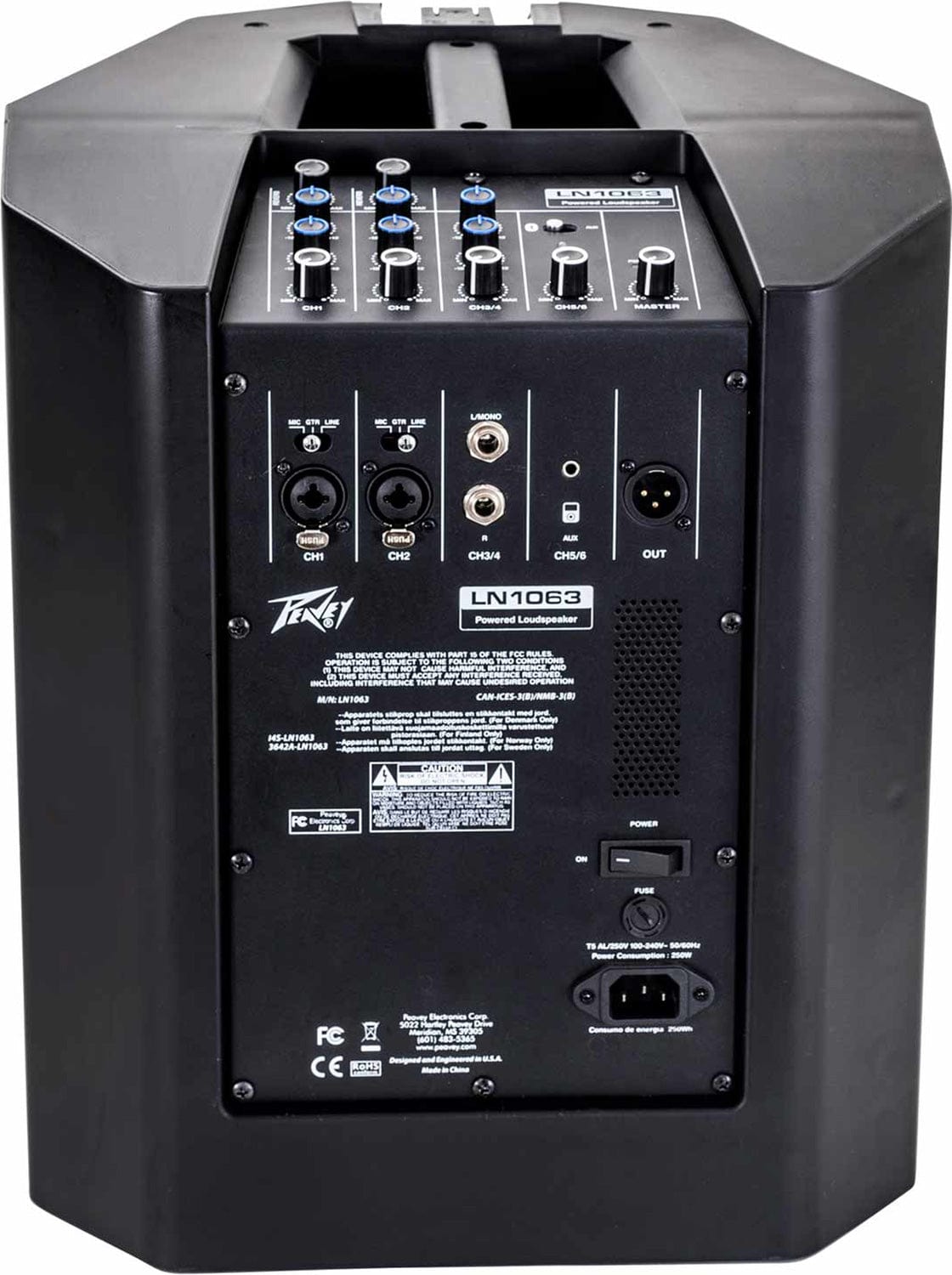 Peavey LN1063 Portable Column Array Speaker - PSSL ProSound and Stage Lighting