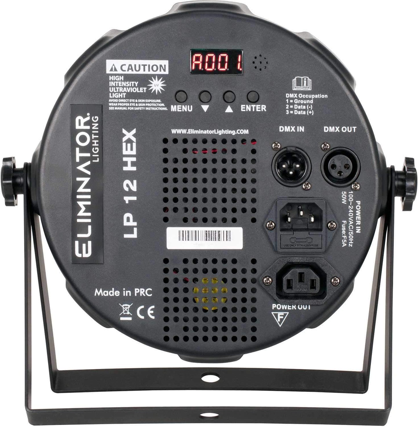 Eliminator LP 12 HEX 12x5W RGBWA Plus UV LED Par Light - PSSL ProSound and Stage Lighting