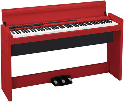 Korg LP380RD 88-Key Slim Grand Piano - Red - PSSL ProSound and Stage Lighting